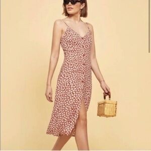 Reformation floral dress size 4